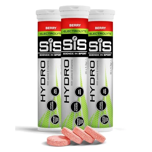 Limited-time offer: Science in Sport Hydro Electrolyte Tablets, Berry, 3 x 20 Tablets from 22.00 £ to 19.66 £ (save 11%)