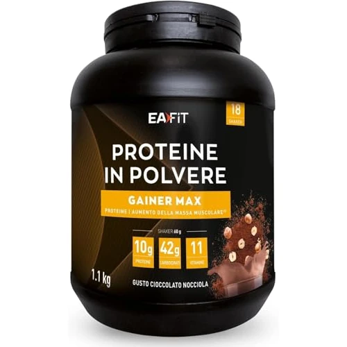 Eafit Muscle Construction Gainer Max 1,1kg - Hazelnut Chocolate