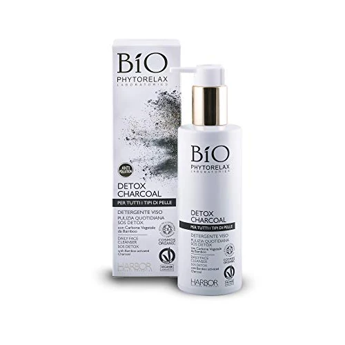 HARBOR Phytorelax Detergente Cara Con Carbón Vegetal 200 ml Per tutte Las Pieles