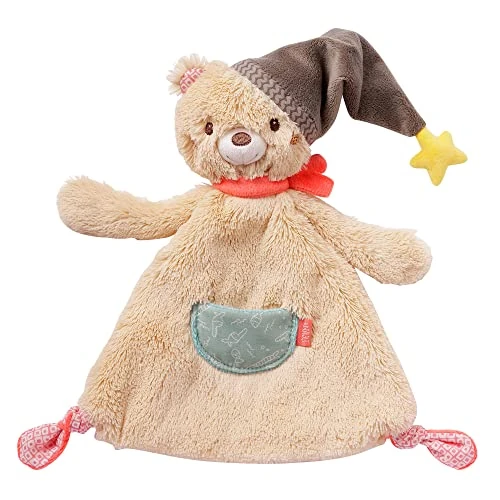 Tijdelijke aanbieding: Fehn Schmusetuch Baby Schnuffeltuch mit Bär Köpfchen - Kuscheltuch für Neugeborene - Kuscheltier Spielzeug Stofftier - Plüschtier Stofftuch zum Kuscheln für Babys und Kleinkinder ab 0+ Monaten van 16.99 € naar 15.89 € (6% korting)