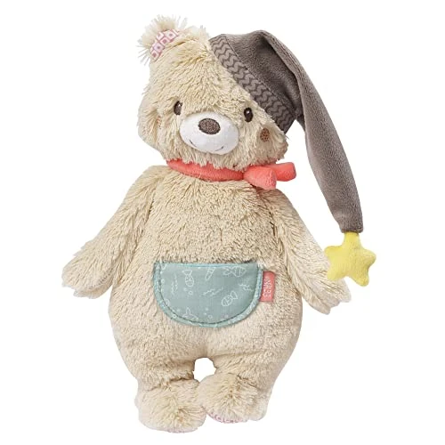 Fehn 060225 Cuddly Toy Bear – Soft Stuffed Animal to Grab, Feel and Cuddle – for Babies and Toddlers from Newborns Upwards – Size : 25 cm