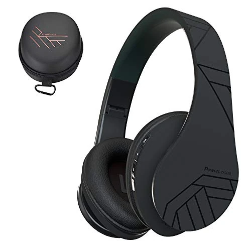 Limitiertes Angebot: PowerLocus Bluetooth Over-Ear Kopfhörer, Kabellos Stereo Faltbare Kopfhörer Kabellose und Kabel-Kopfhörer mit Integriertem Mikrofon, Micro SD/TF, FM für Handys/iPad/Laptops & PC (Schwarz) von 26.99 EUR auf 26.99 EUR (Spare 0%)