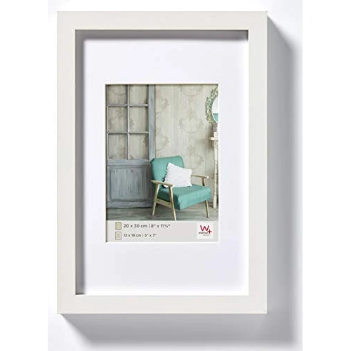 Offerta a tempo: walther design Bianco 60 x 80 cm Vero Vetro Cornice in Legno di Stoccolma EA080W - 0.00% da 57.49 € a 57.49 €