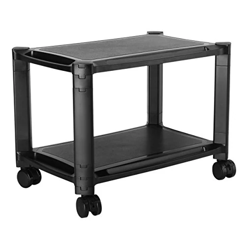Offerta a tempo: RICOO Supporto per stampante WM4-L altezza regolabile modulare piede con rotelle tavola 2 scaffali mensola scrivania ufficio per computer altoparlante schermo TV piedistallo - 0% da 38.69 € a 38.69 €