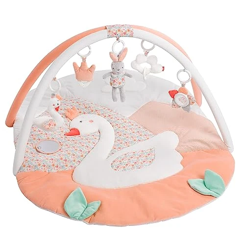 Oferta limitada: Fehn manta de actividades 3D arco de juegos cisne - Manta de juego para bebés con 5 juguetes extraíbles para agarrar - para bebés y niños a partir de 0 meses - como regalo por el nacimiento de 68.70 € a 68.70 € (ahorro 0.00%)