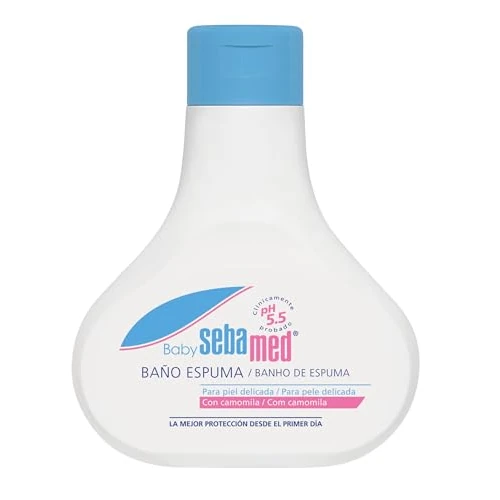 Offerta a tempo: Sebamed Baby Bagnoschiuma 200ml - Bagnoschiuma delicato senza sapone per la pelle sensibile e delicata del bambino, adatto all'uso quotidiano. - 39% da 9.90 € a 6.00 €