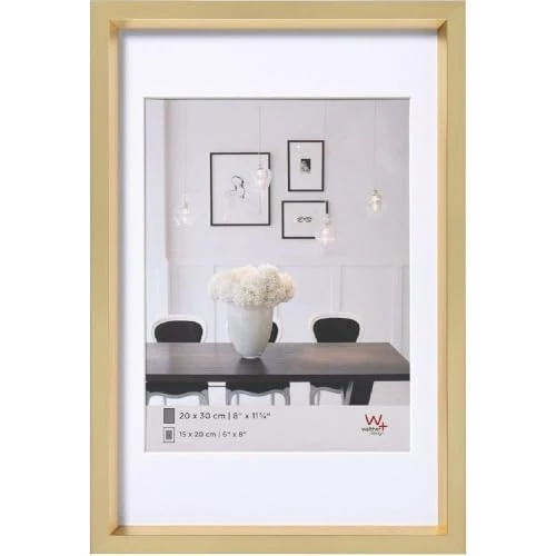 Offerta a tempo: walther design oro 30 x 45 cm con passe-partout, cornice in plastica Steel Style ES045G - 0.00% da 24.86 € a 24.86 €
