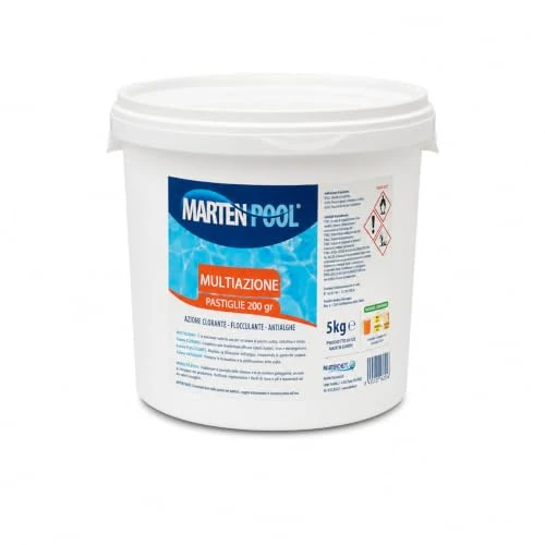 Offerta a tempo: MARTEN Triplex pastiglie 200 – 5kg | Disinfettante clorato a lenta dissoluzione - 0.00% da 34.91 € a 34.91 €