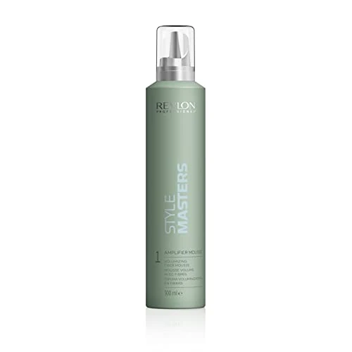 Offerta a tempo: REVLON PROFESSIONAL STYLE MASTERS VOLUME AMPLIFIER MOUSSE, Mousse Volumizzante, Mousse Lisciante per Capelli, Mousse Volumizzante per Capelli Sottili, Mousse Volumizzante Senza Appesantire, 300ml - 59% da 27.47 € a 11.40 €