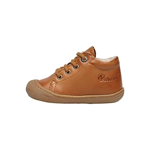 Offerta a tempo: Naturino Scarpine Primi Passi in Nappa con Fodera in Lana, Cognac 21 - 19% da 70.00 € a 56.80 €