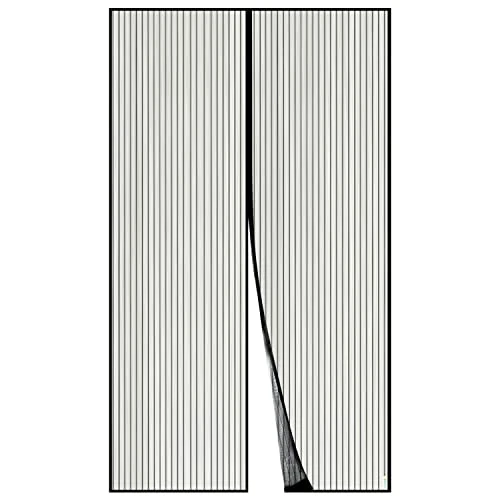 Offre limitée : Moustiquaire Magnétique Pour Porte Apalus, Rideau en Maille, Joint Magnétique de Haut en Bas avec Fermeture Automatique, Maintient l'air frais à l'intérieur (140x240cm, Noir) de 27.99 € à 27.99 € (0.00% de remise)