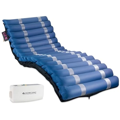 Zeitlich begrenztes Angebot: Mobiclinic® pro, Anti-dekubitus-matratze, Wechseldruckmatratze, 198x86x12, 8cm mobi 3, Europäische Marke, Matratze Luftkissen antidekubitus, Geeignet für gelenkbetten, Ersatzzelle, Bis 135 kg, Blau von 330.95 € auf 290.95 € (1