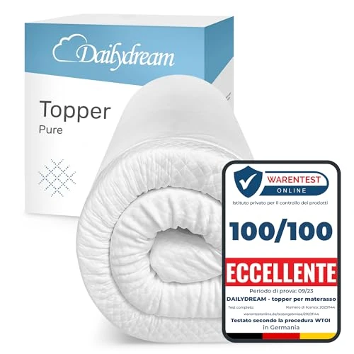 Offerta a tempo: Dailydream correttore Materasso viscoelastico Premio con Effetto Memory Foam, 90x200x4cm cm - 0.00% da 79.95 € a 79.95 €