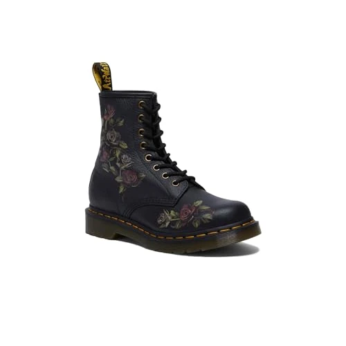 Dr. Martens, bovver boots Mujer, Negro Black Black, 42 EU