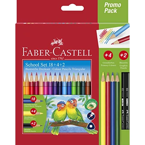 Offerta a tempo: Faber-Castell Pastello, Grafite, 24 Unità (Confezione da 1) - 16% da 10.00 € a 8.35 €