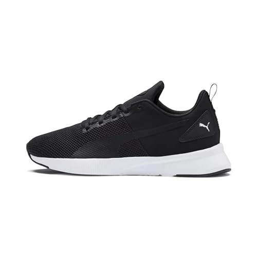 PUMA Flyer Runner, Chaussures de Running Compétition Mixte Adulte, Black Black White, 47 EU