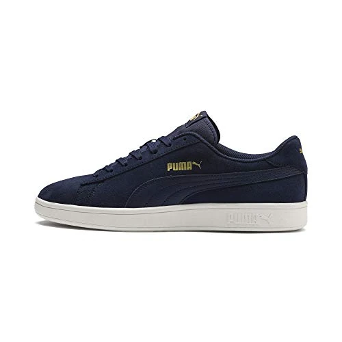 Offerta a tempo: PUMA Smash V2, Scarpe da trail running Unisex - Adulto, Blu Peacoat Puma Team Gold Whisper White, 36 EU - 36% da 59.95 € a 38.20 €