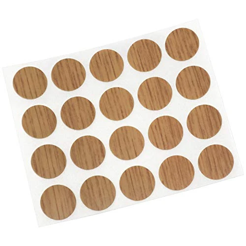 Offerta a tempo: Adsamm® / 20 x copriforo autoadesivi ultrasottili/quercia/Ø 13 mm/tondi/cover adesivi per mobili e superfici/adesivi coprivite per arredi Adsamm® Quality - 0.00% da 8.05 € a 8.05 €