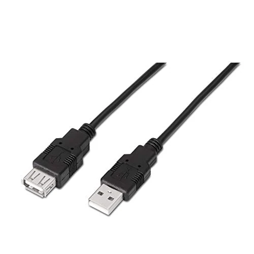 Offerta a tempo: AISENS A101 – 0016 – Cavo prolunga USB 2.0 da 1.8 m, Adatto per Giochi da Console, Fotocamere digitali, Webcam, Stampanti E Mouse, Colore: Nero - 0.00% da 4.42 € a 4.42 €