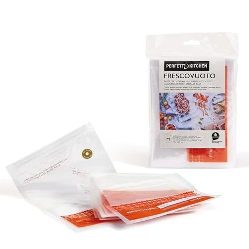 Offre limitee: Perfetto - Sacs de rangement sous vide - Réutilisables - Fermeture éclair - Transparent - Polyamide, polyéthylène - Dimensions 20 x 30 cm - Lot de 6 pièces de 8.57 EUR a 8.57 EUR (economie 0%)