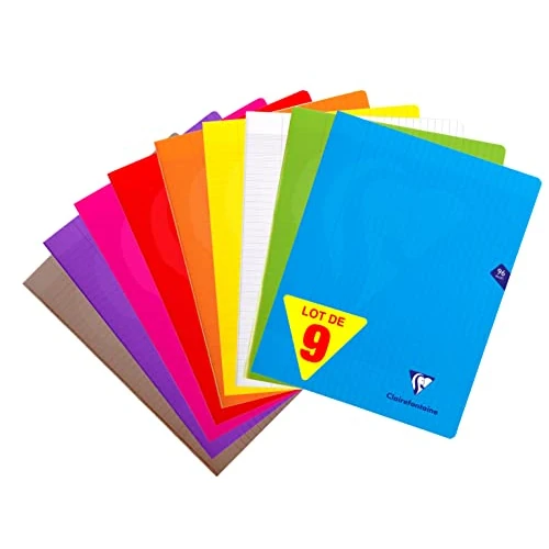 Offerta a tempo: ClaireFontaine 299361AMZC Confezione da 9 Quaderni a punto metallico Mimesys — 19% da 27,47 € a 22,18 €