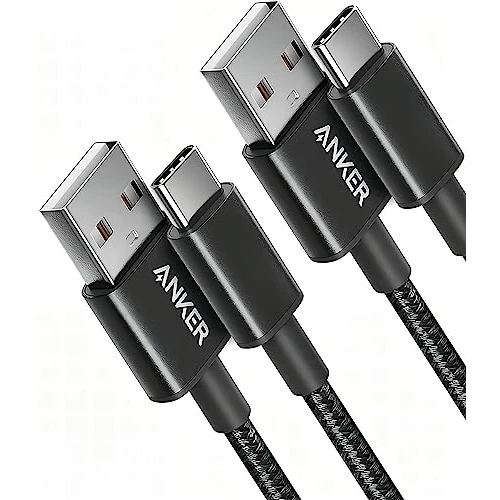 Zeitlich begrenztes Angebot: Anker USB C Kabel, [2 Stück 0,9m] 3.1A USB auf USB C Kabel, Schnellladekabel USB C Ladekabel für iPhone 17 Pro Max/16/15/14 Serie, Samsung Galaxy S25/S24, MacBook Pro/Air, iPad Pro/Air von 8.99 € auf 8.99 € (0.00% Rabatt)