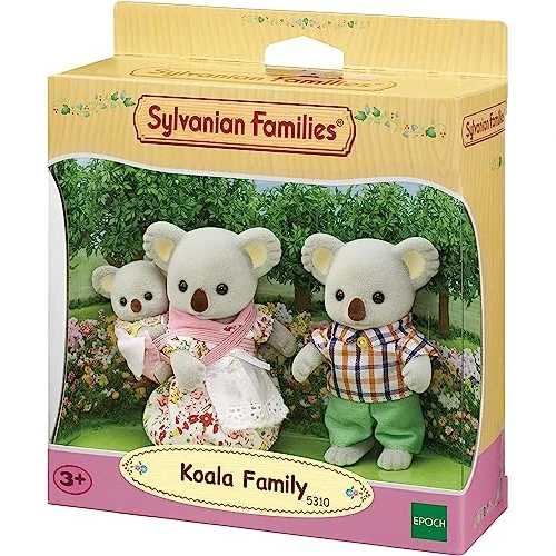 Sylvanian Families - Famiglia Koala – Set di 3 Morbidi Personaggi per Gioco di Ruolo e Collezionismo – Modello 5310