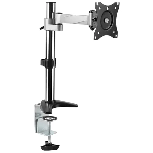 Tijdelijke aanbieding: RICOO Monitorhouder voor tafel, VESA tafelhouder voor 13-27 inch, monitorhouder 1 monitorarm TS0611, beeldschermhouder, kantelbaar, zwenkbaar, monitorarm, beeldschermhouder, monitorhouder van 49.99 € naar 49.99 € (0.00% korting)