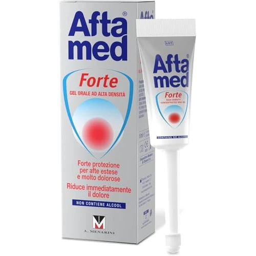 Aftamed Gel Forte indicado para Aftas, estomatitis Aftose, lesiones de la cavidad oral - Tubo de 8 ml