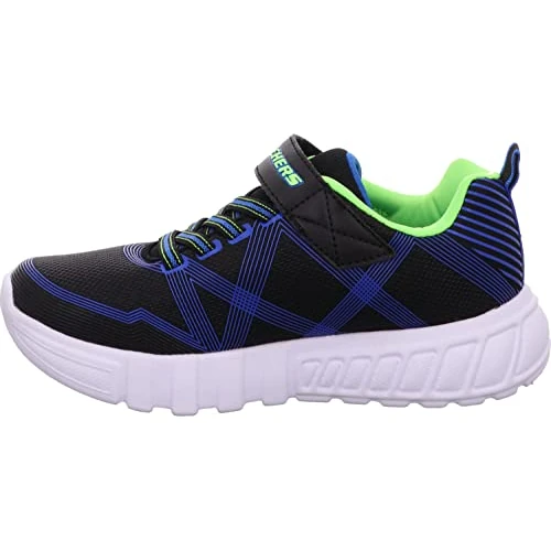 Offerta a tempo: Skechers Flex-glow, Scarpe da ginnastica Bambini e ragazzi, Nero Black Blue Lime Bblm, 27 EU - 36% da 59.95 € a 38.14 €