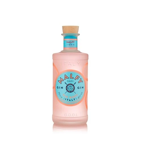 Offerta a tempo: Malfy Gin Rosa, Gin Italiano con Pompelmo Rosa Siciliano e Rabarbaro, 9 Botaniche, vol 41%, 70 CL - 30% da 29.90 € a 20.80 €