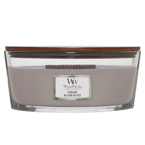 Offre limitee: WoodWick Ellipse Bougie parfumée | Fireside | avec mèche crépitante | Durée de combustion : jusqu'à 50 heures de 39.90 EUR a 29.89 EUR (economie 25%)