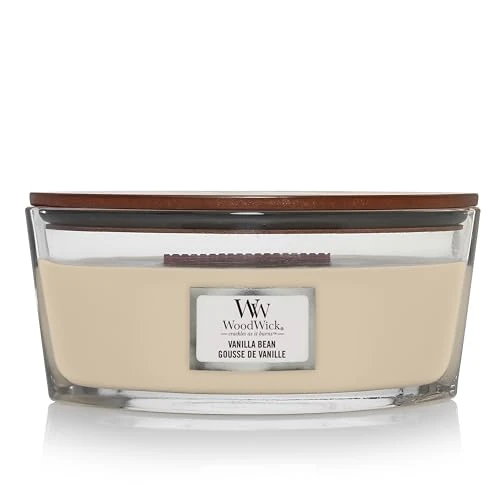 Offre limitee: WoodWick Ellipse Bougie parfumée | Gousse de vanille | avec mèche crépitante | Durée de combustion : jusqu'à 50 heures de 38.93 EUR a 38.93 EUR (economie 0%)