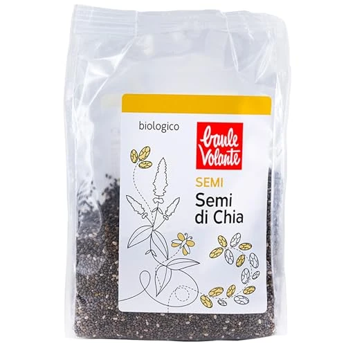 Offerta a tempo: Baule Volante Semi di Chia Biologici - Ricchi di Proteine ​​e Fibre - Perfetti per una dieta vegetariana o vegana - 200g - 0.00% da 4.22 € a 4.22 €