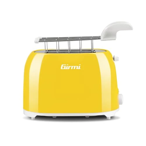 Oferta limitada: Girmi TP1005 - Tostador (1 rebanada(s), Amarillo, De plástico, Botones, Giratorio, 750 W, 230 V) de 29.90 € a 29.90 € (ahorro 0.00%)