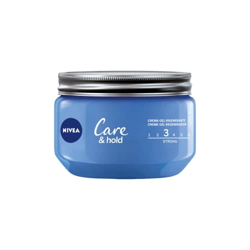 Offerta a tempo: NIVEA Care & Hold Gel Crema per Styling, 3 x 150 ml | Gel Styling Capelli, Vitamina B3, Tenuta forte, Lunga durata, Non appiccicoso, Capelli morbidi e flessibili, Senza parabeni - 31% da 8.98 € a 6.22 €