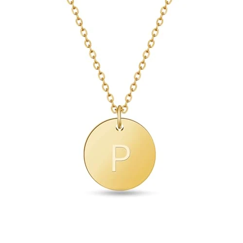 Offre limitée : Good.Designs ® Collier de Dames en oro avec Medaillon personnalisé (Initiale Gravée) Bijoux initiaux pour Femmes de 11.49 EUR à 11.49 EUR (remise 0%)