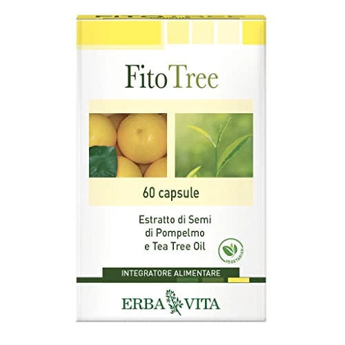 Offerta a tempo: Erba Vita Integratore Alimentare Fitotree - 60 Capsule - 35% da 18.52 € a 12.06 €
