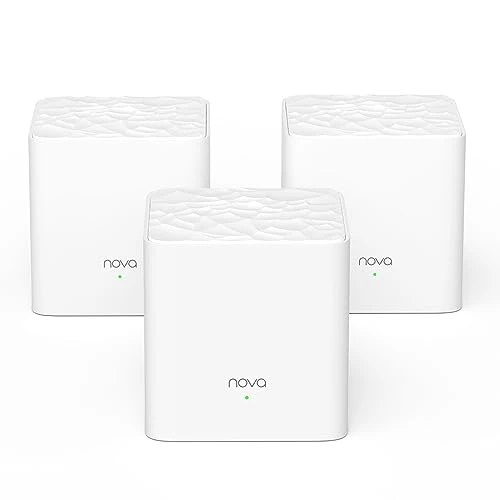Offre limitée : Tenda WiFi Mesh Nova MW3 AC 1200 - Système WiFi Mesh Couverture WiFi 300m²- Remplacement Routeur Répéteur WiFi pour Toute la Maison - Contrôle Parental - Compatible avec Toute Les Box Fibre - 3 Pack de 90.73 EUR à 90.73 EUR (remise 0%)