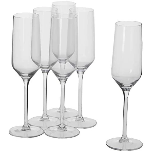 Offerta a tempo: alpina Bicchieri da spumante, 220 millilitri, 6 pezzi, trasparenti - 0.00% da 16.99 € a 16.99 €