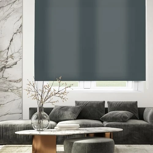 Oferta limitada: Blindecor Ara | Estor enrollable translúcido liso - Gris azulado, 160 x 175 cm (ancho por alto) | Tamaño de la Tela 157 x 170 cm | Estores para ventanas de 30.99 € a 30.99 € (ahorro 0.00%)