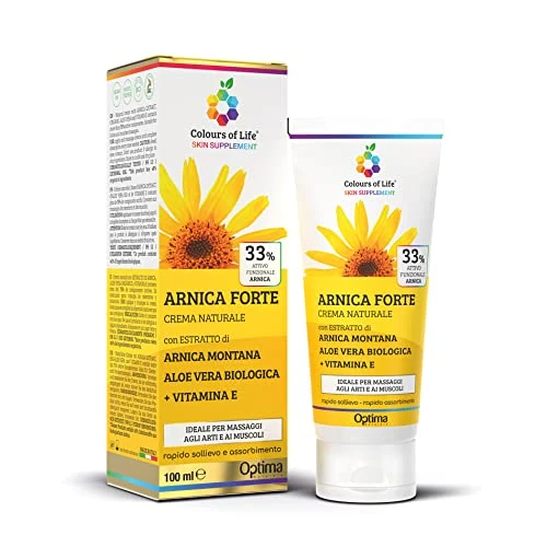 Zeitlich begrenztes Angebot: OPTIMA NATURALS Srl Colours Of Life Arnica Forte Creme 33%. Macht Müde Beine Munter!,100ml von 16.90 € auf 14.77 € (13% Rabatt)