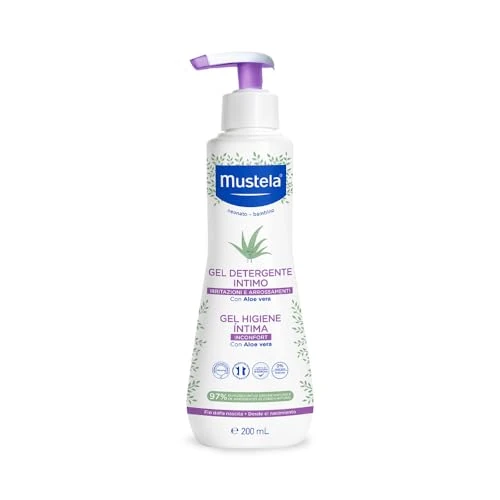 Offre limitée : Gel Hygiène Intime Mustela, Change, à la Perséose d'Avocat BIO, Nourrissons et Enfants - Nettoie en douceur la zone intime, 97% d'ingrédients d'origine naturelle (200ml) de 12.45 EUR à 12.45 EUR (remise 0%)