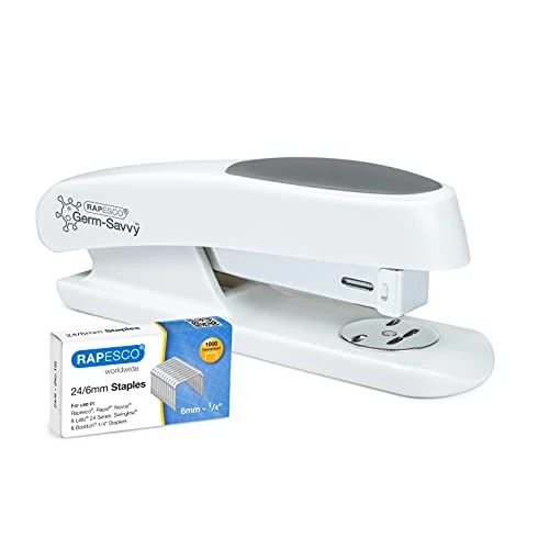 Offerta a tempo: Rapesco 1483 ECO Sting Ray Pinzatrice e 1000 Punti Tipo 24/6 mm, Bianco - 0.00% da 9.27 € a 9.27 €