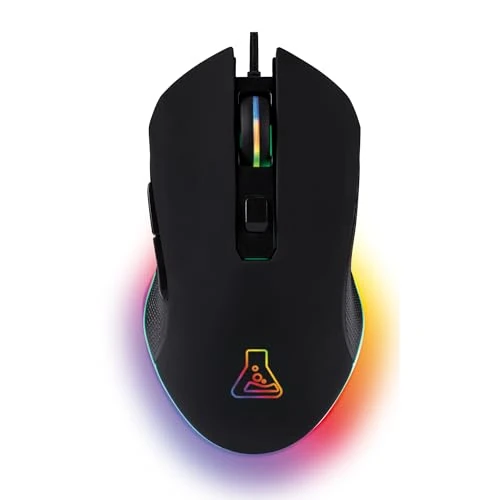 Limited-time offer: G-LAB Kult Helium Wired USB Gaming Mouse - 800 to 3200 DPI Optical Sensor, 7-Color LED Backlight, 6 Buttons - Comfortable and Lightweight Gaming Mouse - Compatible PC Mac XboxOne-X-S PS4 PS5 (Black) from 14.99 £ to 13.98 £ (save 7%)