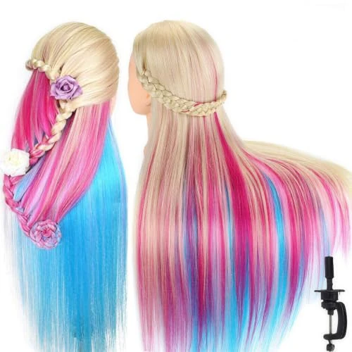 Oferta limitada: TopDirect Cabeza Peluqueria para Peinar, 100% Fibra Sintética, Vistoso de 27.99 € a 26.59 € (ahorro 5%)