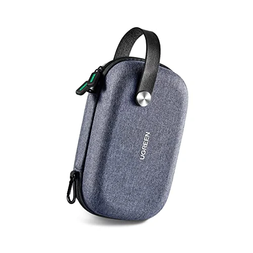 Offerta a tempo: UGREEN Organizer Cavi, Borsa Accessori Elettronici Cable da ViaggioAntiurto Impermeabile USB Custodia per Power Bank Hard Disk Phone Passaporto MP3 Airpods Caricatore Blu - 25% da 25.99 € a 19.49 €