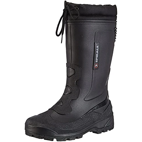 Oferta limitada: Spirale John, Botas de Trabajo, Botas de Agua, Unisex Adulto, Fieltro de Triple Capa con Aislamiento de Papel de Aluminio, Negro,43 EU de 34.50 EUR a 34.50 EUR (ahorro 0%)