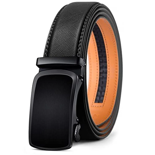Limited-time offer: BULLIANT Men's Belt, Leather Ratchet Belt for Men Dress 1 3/8",Trim to Fit(Black-30-36" Waist Adjustable) from 19.66 £ to 16.71 £ (save 15%)