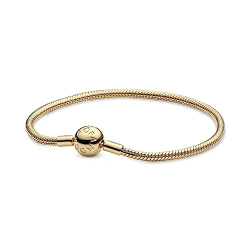 Limited offer: Pandora Moments Snake Chain Bracelet - Compatible Moments Charms - Charm Bracelet for Women from 99.00 USD to 99.00 USD (save 0%)
